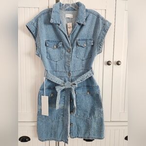 Denim Shirt Dress